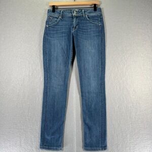 Hudson Collin Flap Skinny Jeans Womens 27 Lightwash Denim Comfort Made‎ In USA